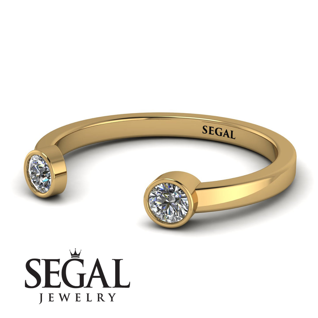 Open Bezel Diamond Ring - Khloe No. 1