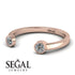 Open Bezel Diamond Ring - Khloe No. 2