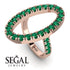 Oval Emerald Ring - Aubree No. 5