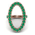 Oval Emerald Ring - Aubree No. 5