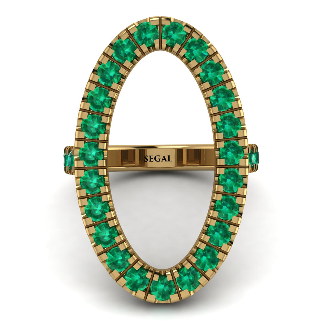 Oval Emerald Ring - Aubree No. 4