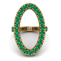 Oval Emerald Ring - Aubree No. 4 image 1
