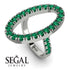 Oval Emerald Ring - Aubree No. 6 image 2