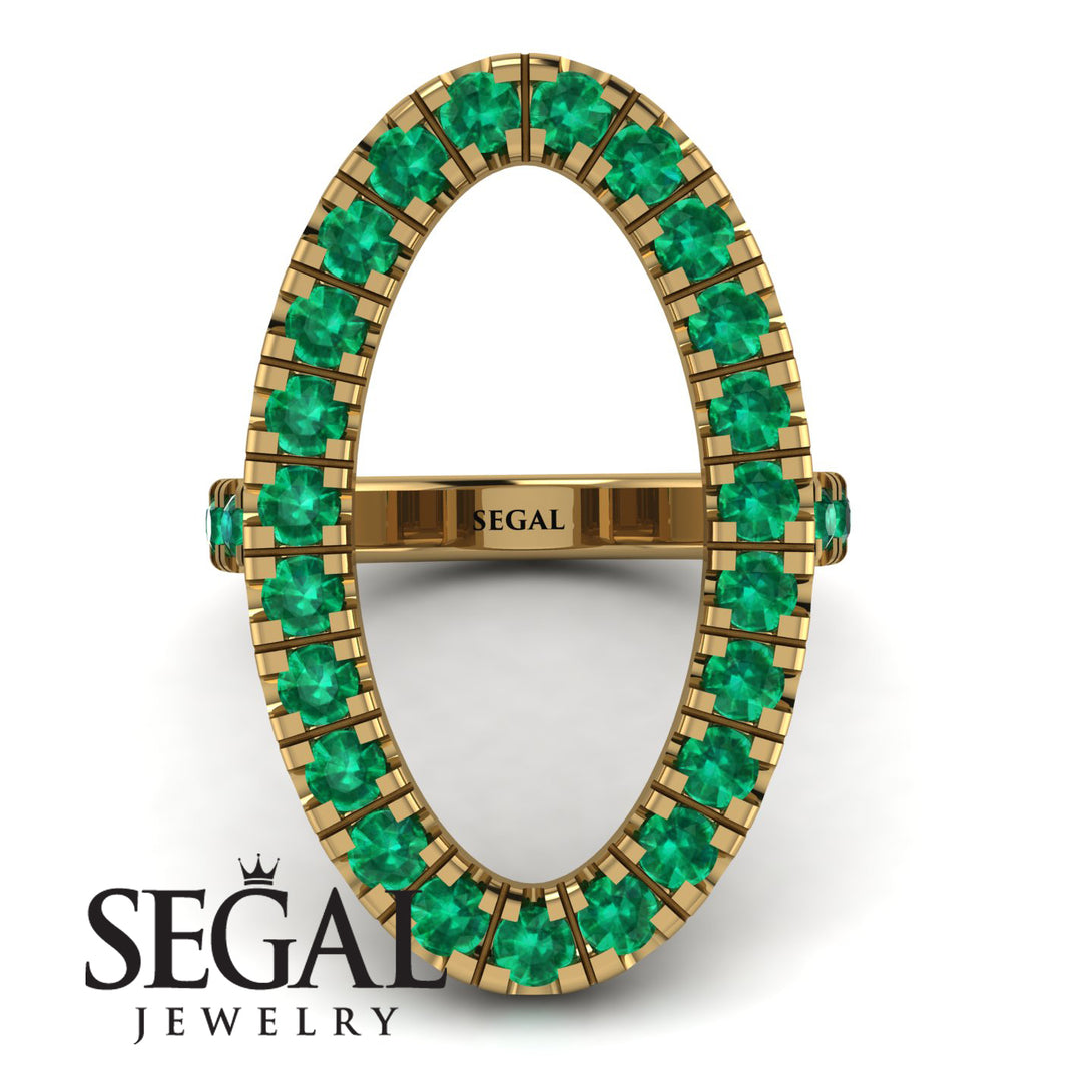 Oval Emerald Ring - Aubree No. 4