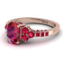Oval Glamorous Ruby Engagement Ring - Mariah No. 56 image 1