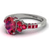 Oval Glamorous Ruby Engagement Ring - Mariah No. 57 image 1
