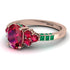 Oval Glamorous Ruby Engagement Ring - Mariah No. 26 image 1