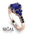 Oval Glamorous Sapphire Engagement Ring - Mariah No. 44