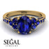 Oval Glamorous Sapphire Engagement Ring - Mariah No. 73