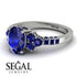 Oval Glamorous Sapphire Engagement Ring - Mariah No. 75 image 10