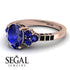 Oval Glamorous Sapphire Engagement Ring - Mariah No. 44