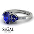 Oval Glamorous Sapphire Engagement Ring - Mariah No. 15 image 10