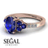 Oval Glamorous Sapphire Engagement Ring - Mariah No. 14 image 10