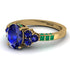 Oval Glamorous Sapphire Engagement Ring - Mariah No. 28 image 1