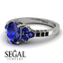 Oval Glamorous Sapphire Engagement Ring - Mariah No. 45