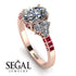 Oval Glamorous Diamond Engagement Ring - Mariah No. 47