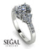 Oval Glamorous Diamond Engagement Ring - Mariah No. 3