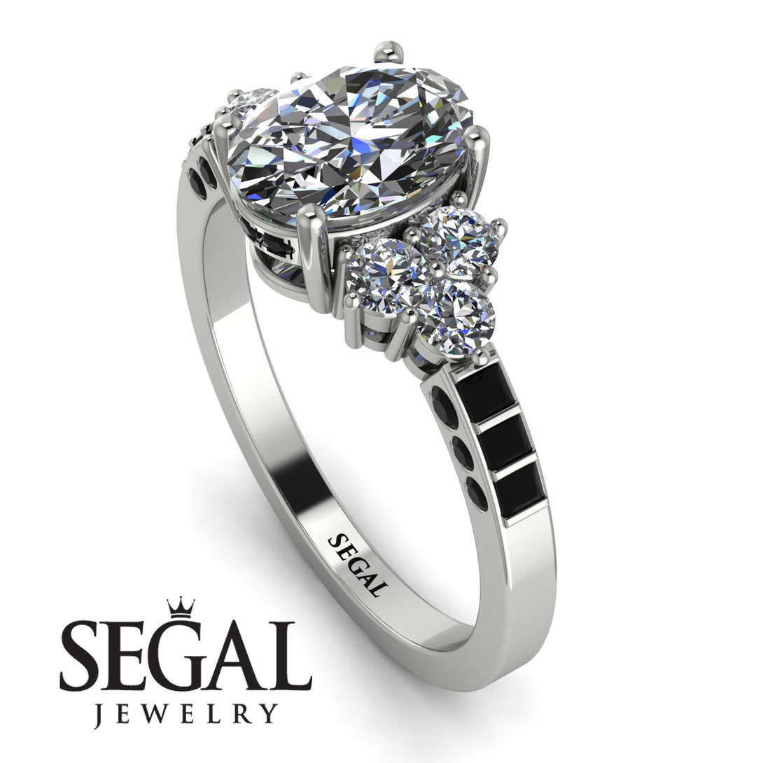 Oval Glamorous Diamond Engagement Ring - Mariah No. 33