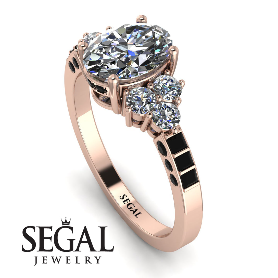 Oval Glamorous Diamond Engagement Ring - Mariah No. 32