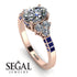 Oval Glamorous Diamond Engagement Ring - Mariah No. 62 image 2