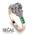Oval Glamorous Diamond Engagement Ring - Mariah No. 17