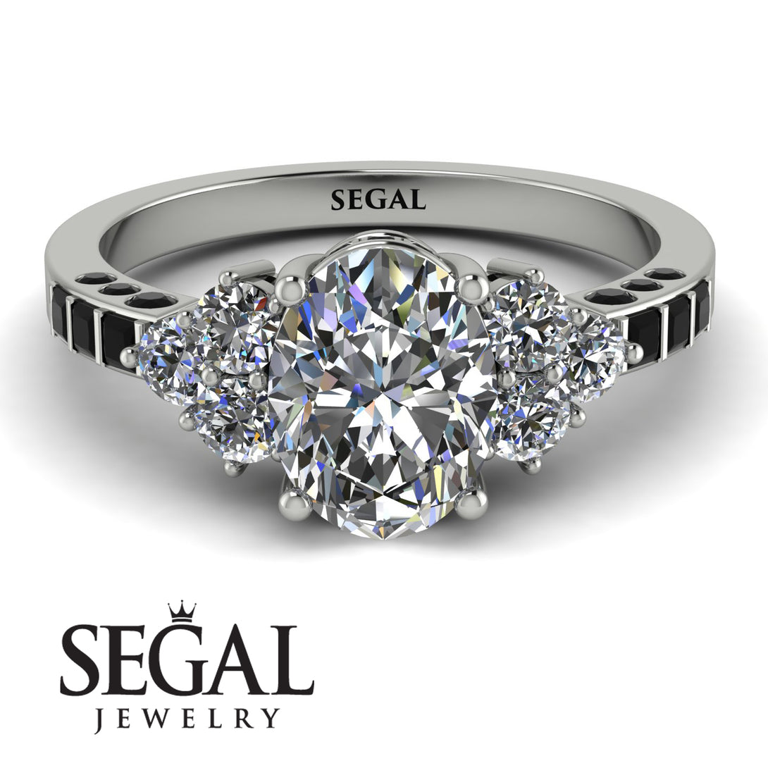 Oval Glamorous Diamond Engagement Ring - Mariah No. 33