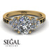 Oval Glamorous Diamond Engagement Ring - Mariah No. 31 image 3