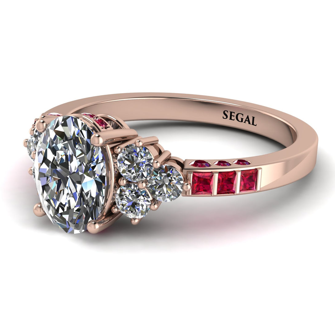 Oval Glamorous Diamond Engagement Ring - Mariah No. 47