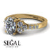 Oval Glamorous Diamond Engagement Ring - Mariah No. 1