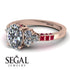 Oval Glamorous Diamond Engagement Ring - Mariah No. 47 image 10
