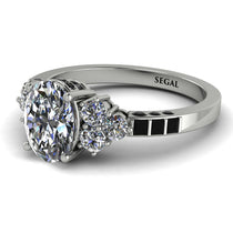 Oval Glamorous Diamond Engagement Ring - Mariah No. 33 image 1