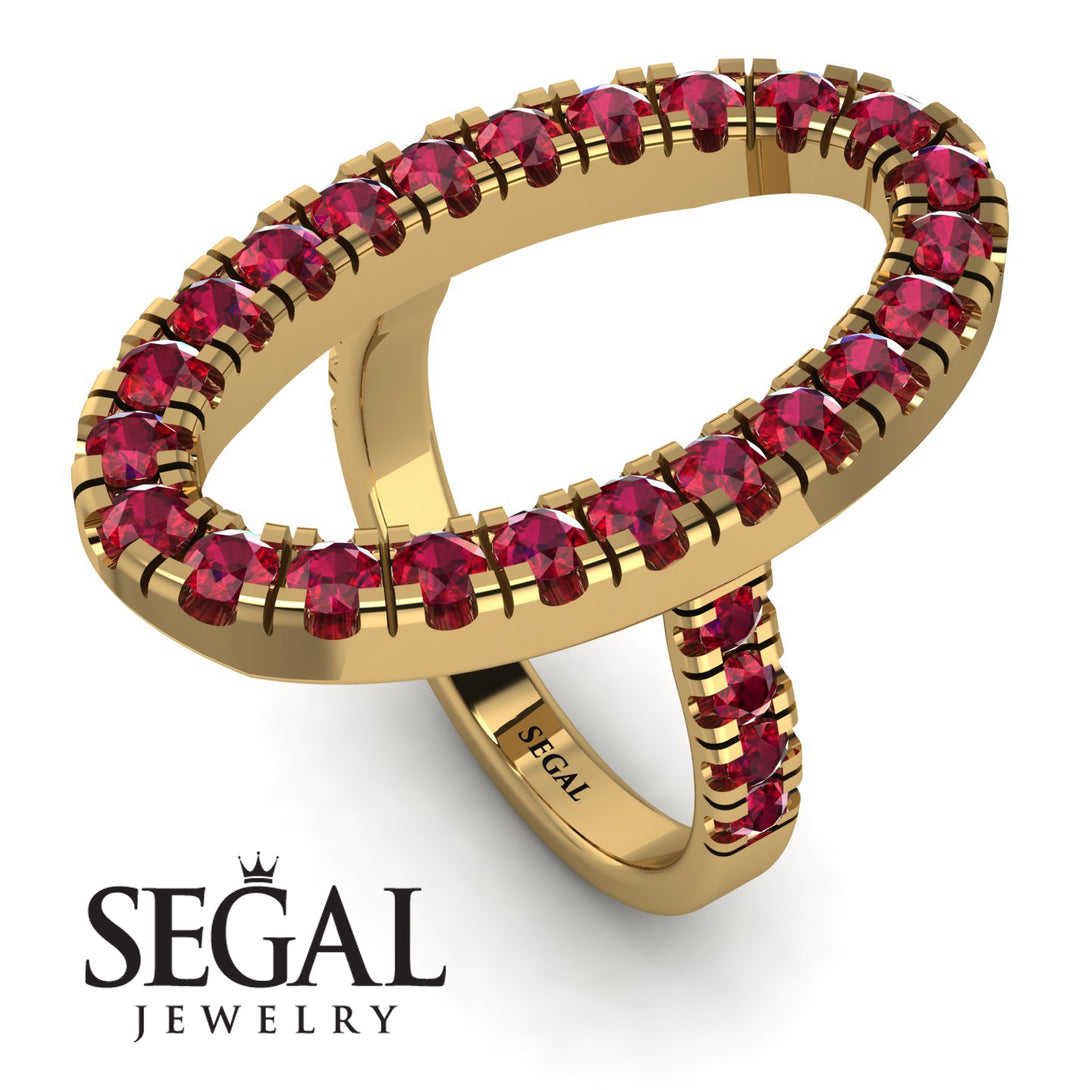 Oval Ruby Ring - Aubree No. 10