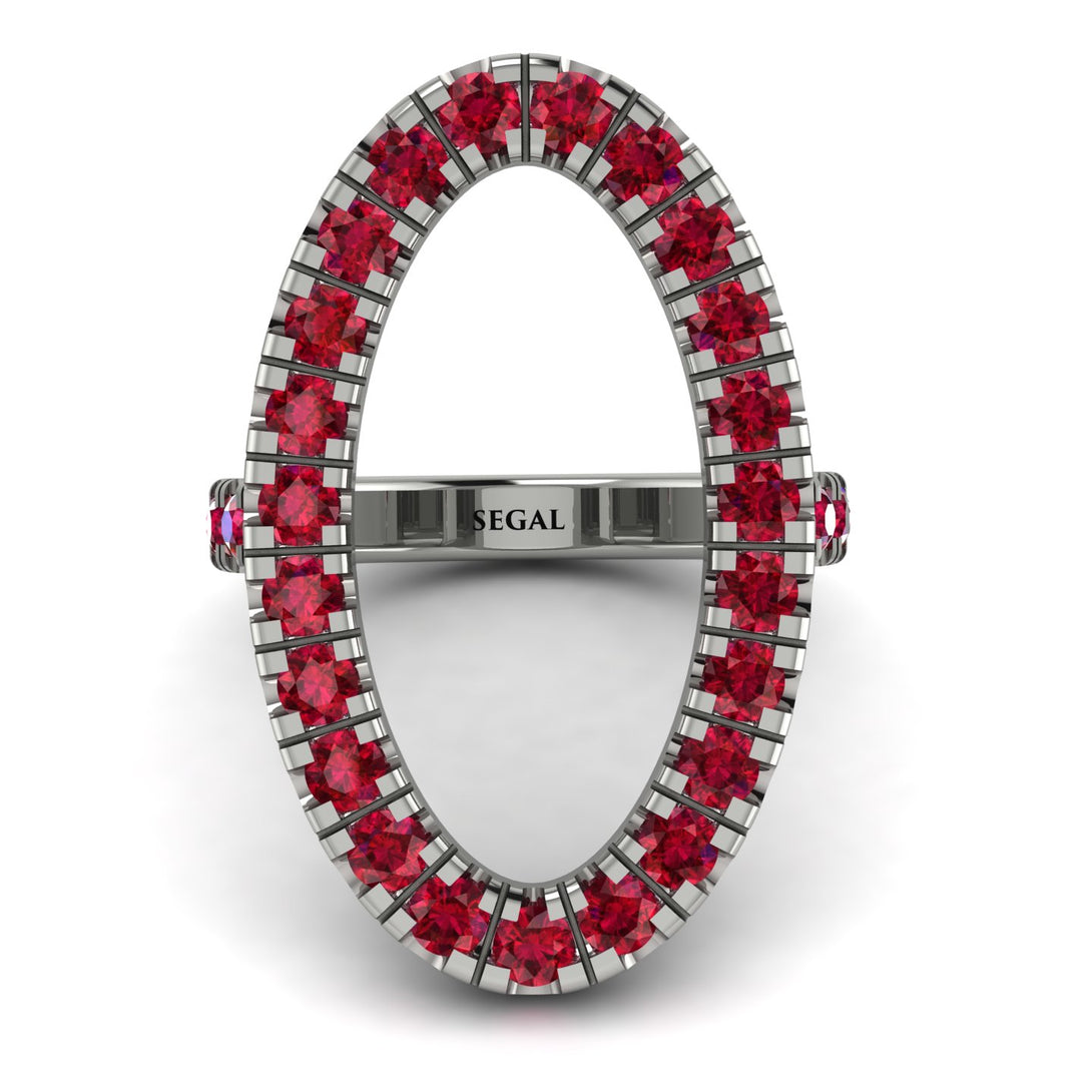 Oval Ruby Ring - Aubree No. 12