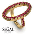 Oval Ruby Ring - Aubree No. 10 image 2