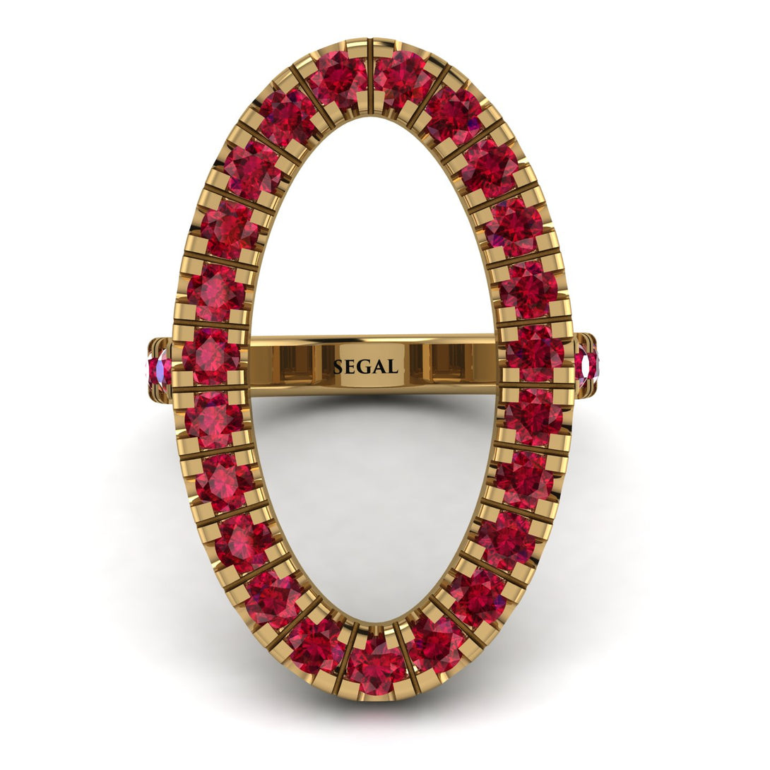 Oval Ruby Ring - Aubree No. 10
