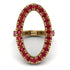 Oval Ruby Ring - Aubree No. 10