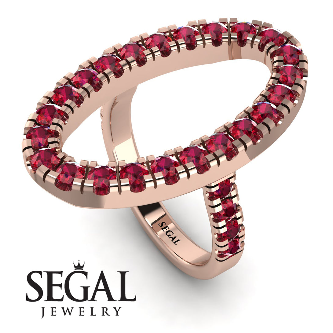 Oval Ruby Ring - Aubree No. 11