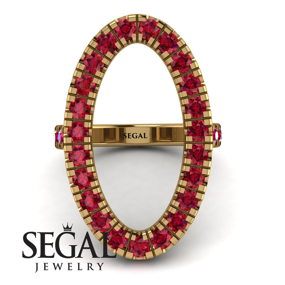 Oval Ruby Ring - Aubree No. 10