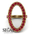 Oval Ruby Ring - Aubree No. 10
