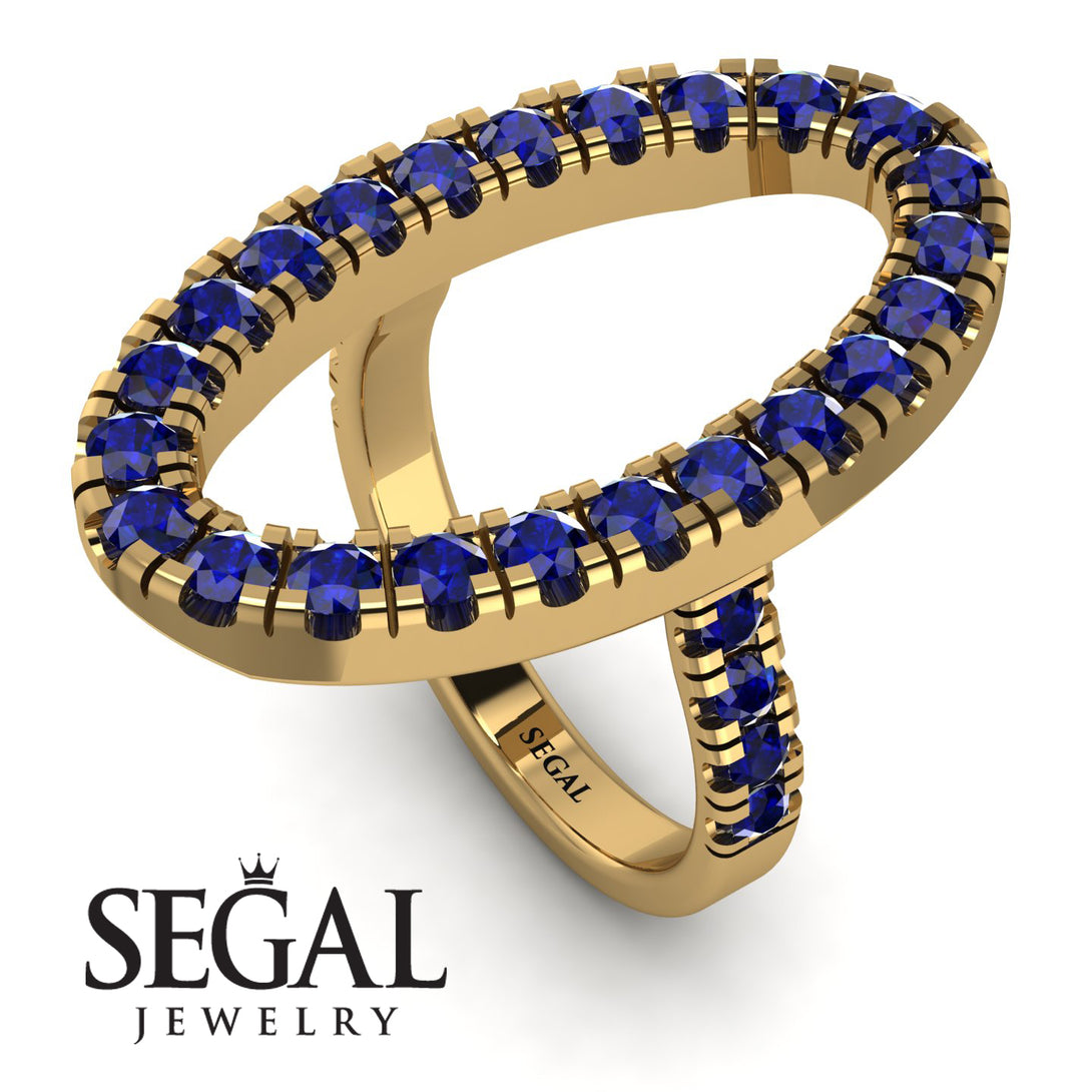 Oval Sapphire Ring - Aubree No. 13