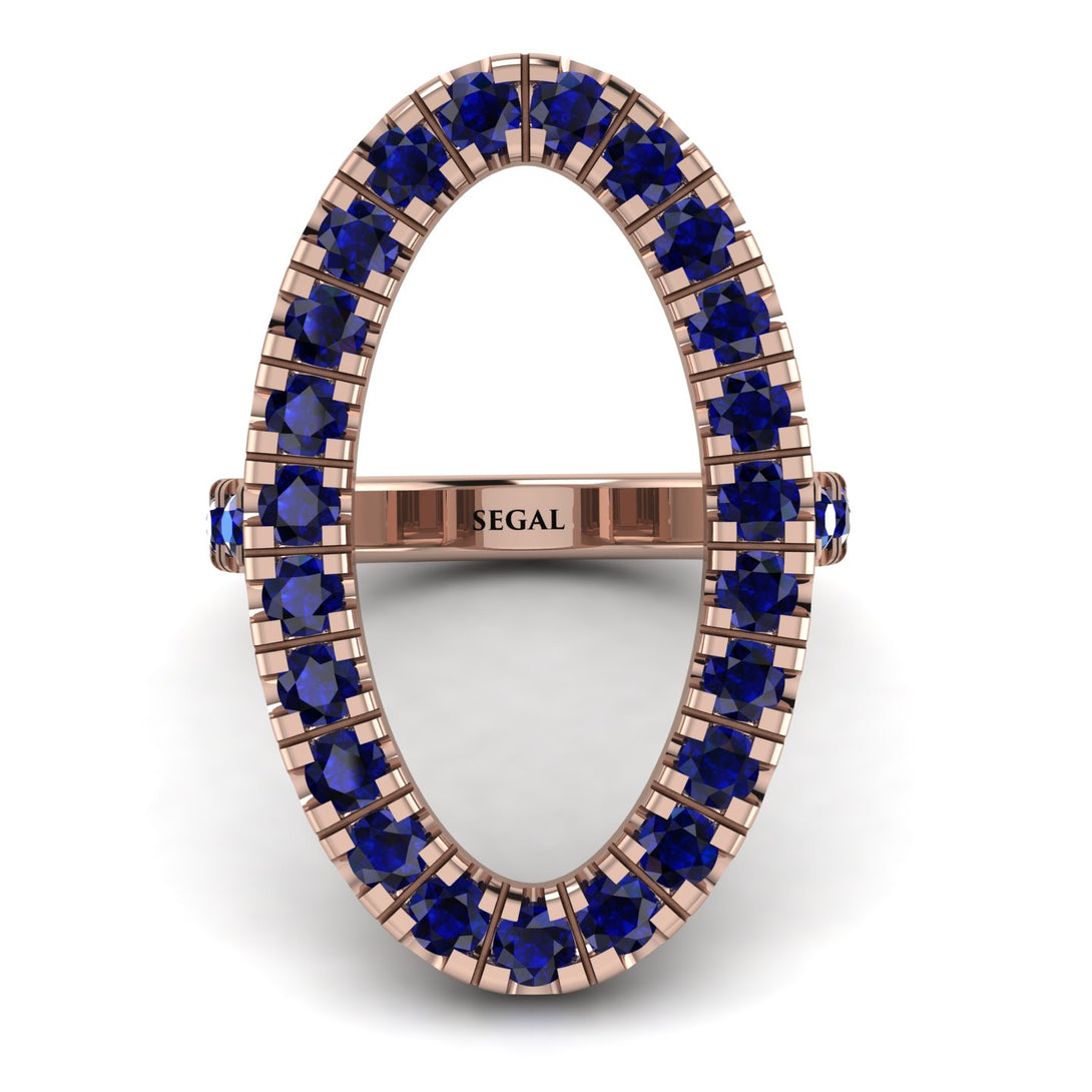 Oval Sapphire Ring - Aubree No. 14