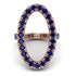 Oval Sapphire Ring - Aubree No. 14