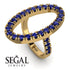 Oval Sapphire Ring - Aubree No. 13 image 2