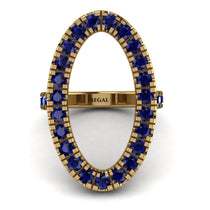 Oval Sapphire Ring - Aubree No. 13 image 1