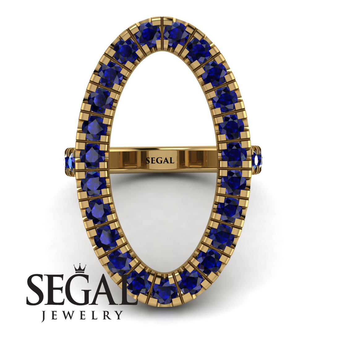 Oval Sapphire Ring - Aubree No. 13