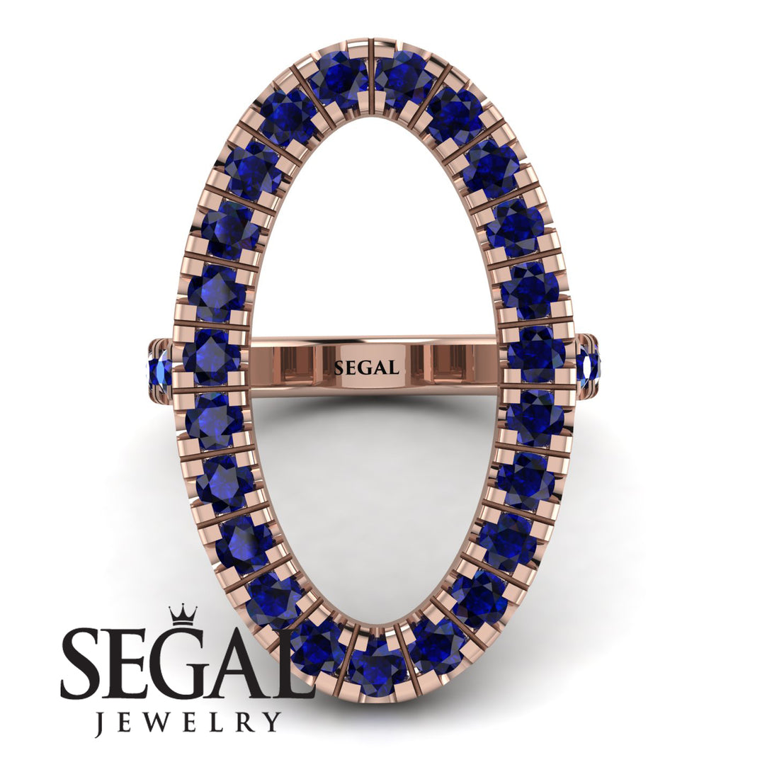 Oval Sapphire Ring - Aubree No. 14