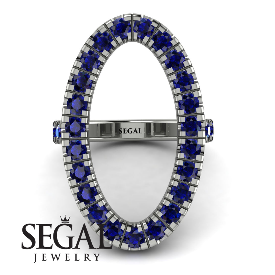 Oval Sapphire Ring - Aubree No. 15