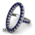 Oval Sapphire Ring - Aubree No. 15