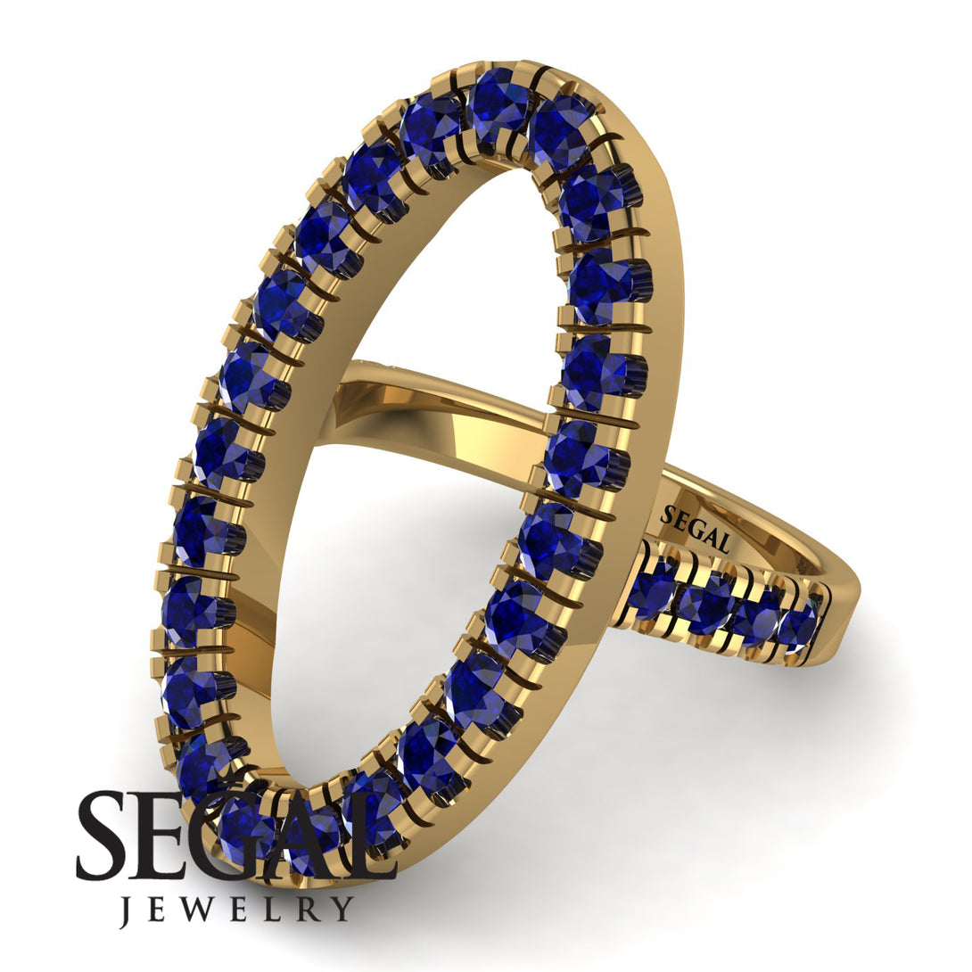 Oval Sapphire Ring - Aubree No. 13