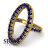 Oval Sapphire Ring - Aubree No. 13 image 3